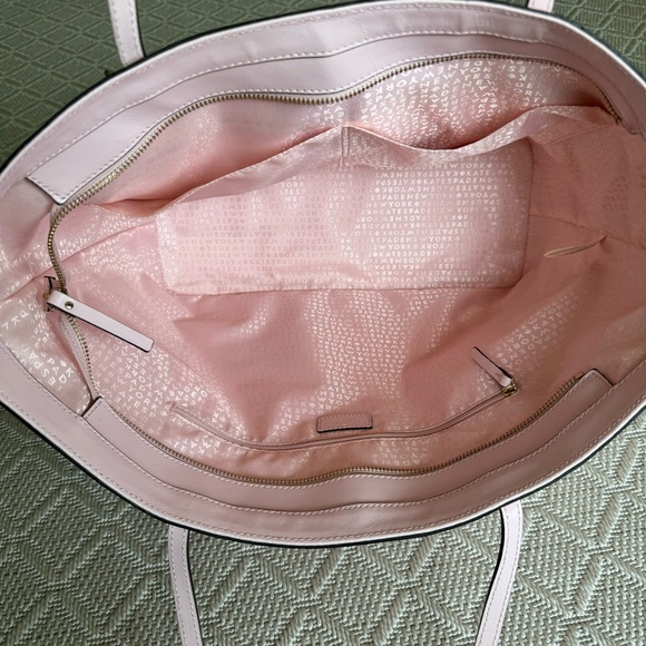 Kate Spade Sawyer Street Maxi Tote Handbag Posey Pink Saffiano Leather - Picture 8 of 9